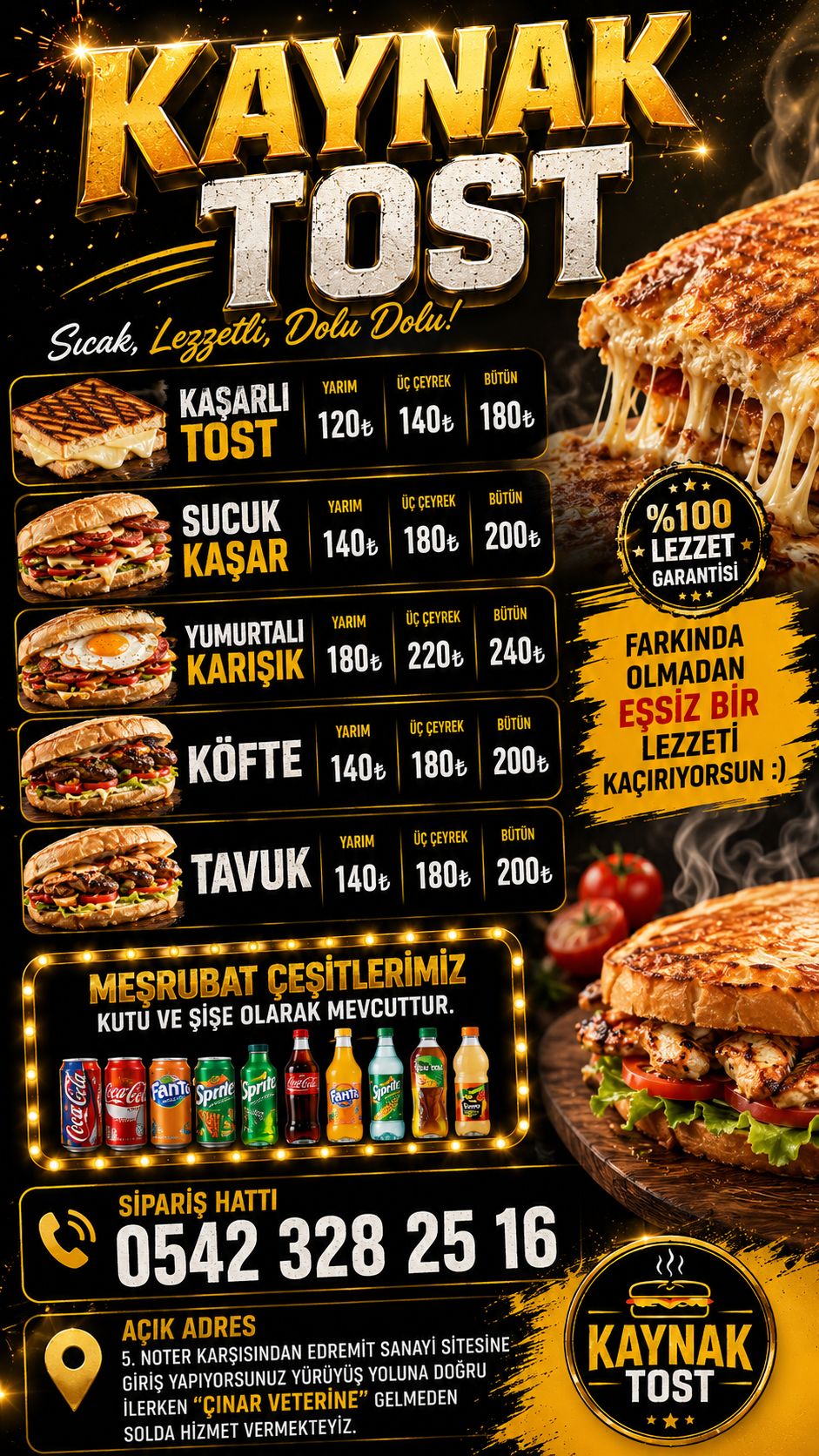 Kaynak Tost Çay
